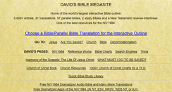 Desktop Screenshot of biblemegasite.com